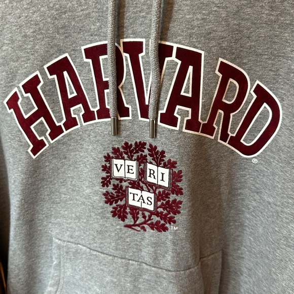NWOT H&M Harvard Grey Hoodie - M - Picture 2 of 5